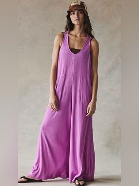 NWT FREE PEOPLE ZENA ONE PIECE JUMPSUIT WISTERIA
